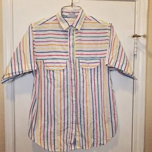 Catch One Button Down Shirt sz Small